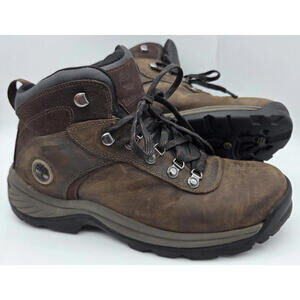 Timberland Flume Waterproof Hiking Work Boots 18128 Dark Brown Leather Men's 9